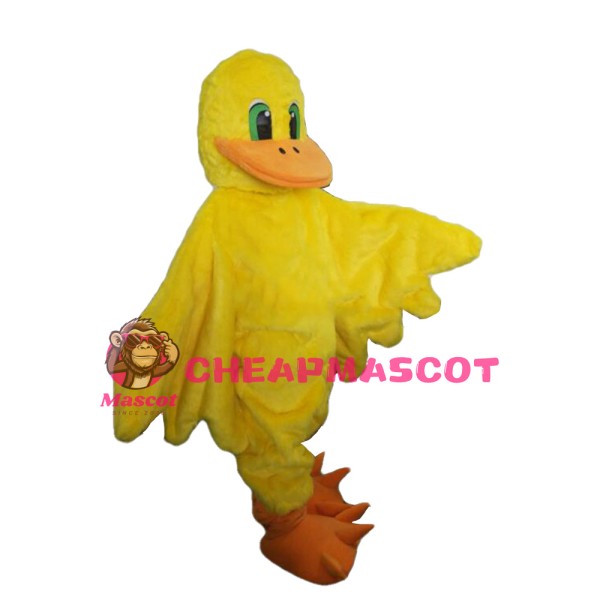 Smart Plush Yellow Duck Mascot Costume