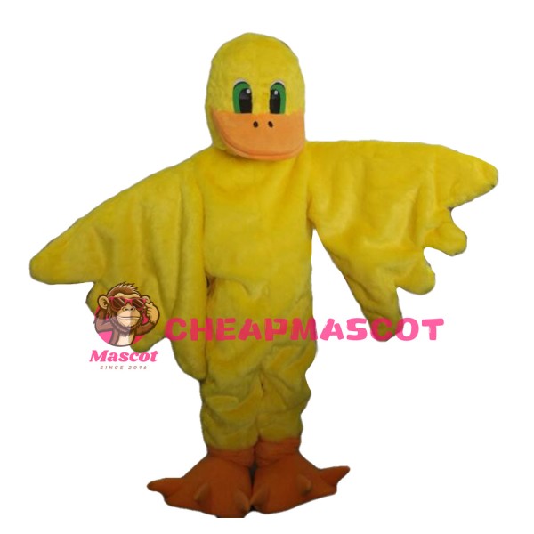 Smart Plush Yellow Duck Mascot Costume
