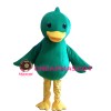 Super Cute Green Duck Mascot Costume For Theme Event