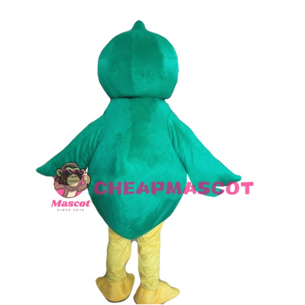 Super Cute Green Duck Mascot Costume For Theme Event