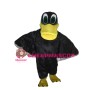 Adult Size Long Fur Black Duck Mascot Costume