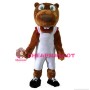 Newest Sports Beaver With Suit Mascot Costume 