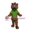 Adult Pleasant Beaver With Green Top Mascot Costume