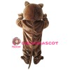 Unisex Smiling Tall Beaver Mascot Costume