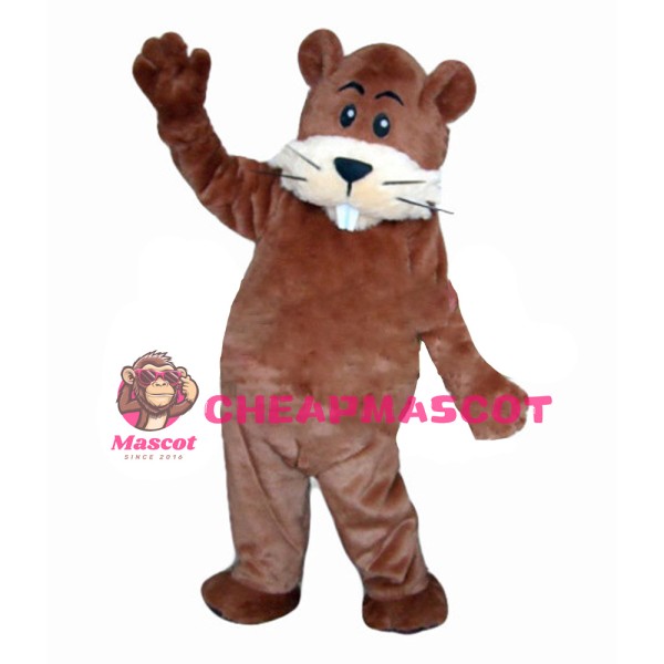 Funny Cute Beaver Mascot Costume For Adult To Wear