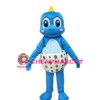 Super Cute Pink Blue Baby Dinosaur With Diaper Mascot Costume