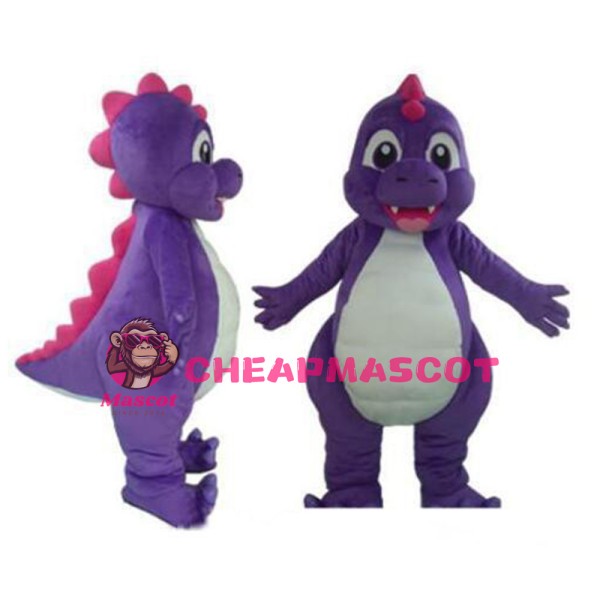 So Lovely Purple Dinosaur Mascot Costume
