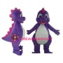 So Lovely Purple Dinosaur Mascot Costume