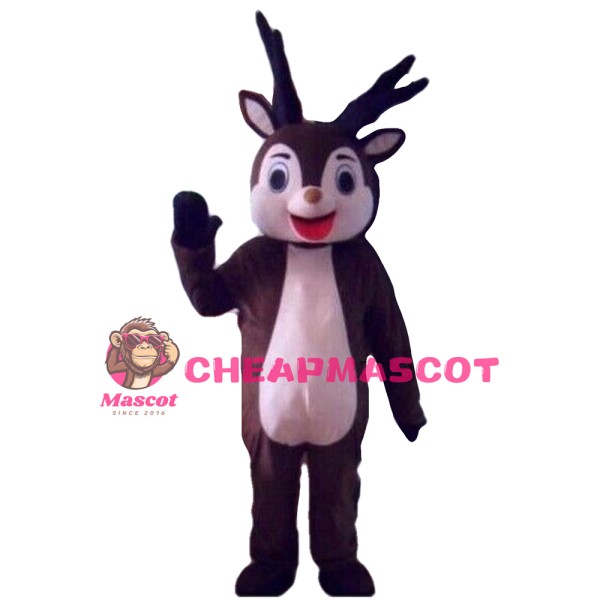 Cute Cartoon Deer Mascot Costume