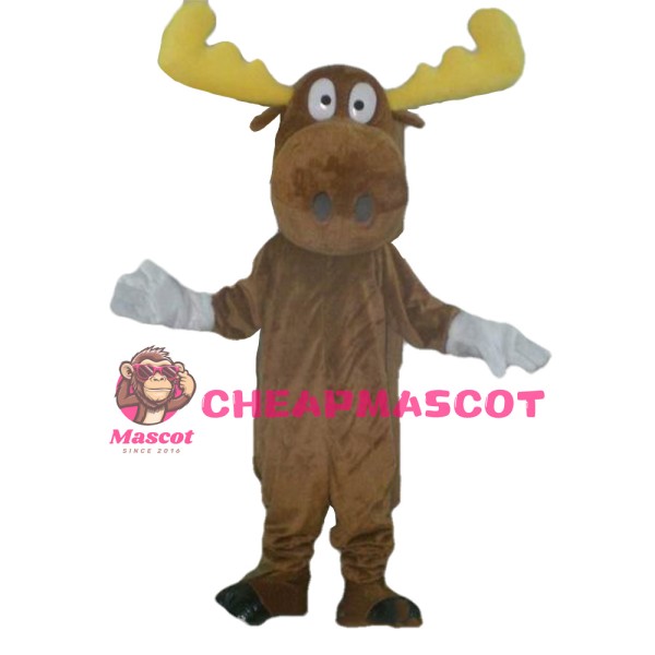 Classic Moose Mascot Costume For Adult