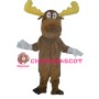 Classic Moose Mascot Costume For Adult