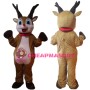 Adult Size Funny Reindeer Mascot Costume