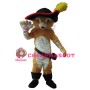 Cool Soldier Cat Mascot Costume For Performance