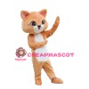 Adorable Brown Cat Mascot Costume