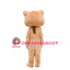 Adorable Brown Cat Mascot Costume