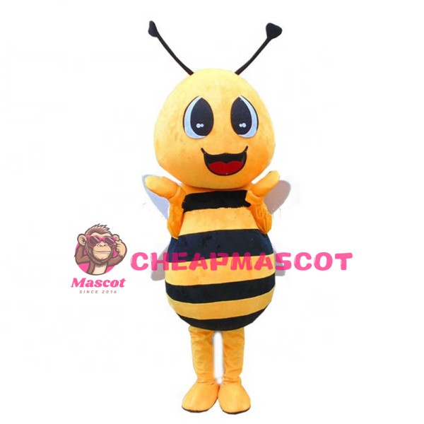 Smart Smiling Bee Mascot Costume