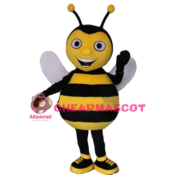 Excited Shouting Bee Mascot Costume