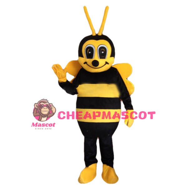 Cute Greeting Bee Mascot Costume