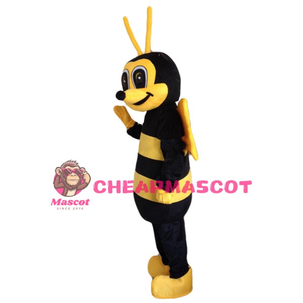 Cute Greeting Bee Mascot Costume