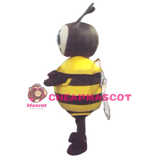 Hard-working Big Eyes Bee Mascot Costume
