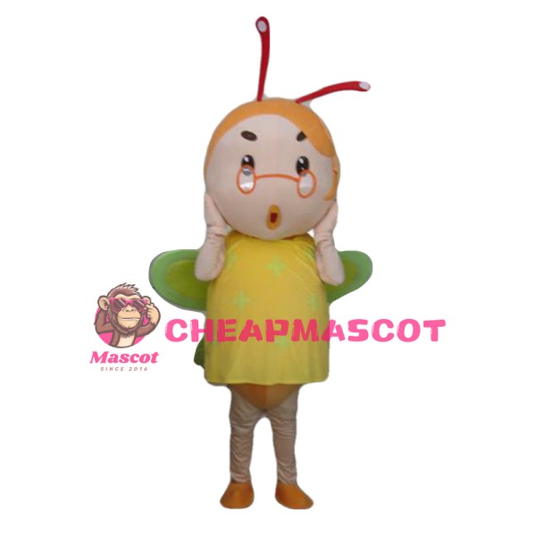 Super Lovely Colorful Cartoon Bee Mascot Costume
