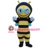 Professional Fancy Smiling Bee Mascot Costume
