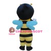 Professional Fancy Smiling Bee Mascot Costume