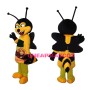 Adult Size Bee With Fierce Face Mascot Costume