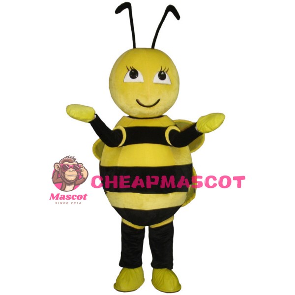 Classic Smart Cartoon Bee Mascot Costume