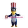 New Funny Blue & White Bird Mascot Costume