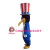 New Funny Blue & White Bird Mascot Costume