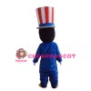 New Funny Blue & White Bird Mascot Costume