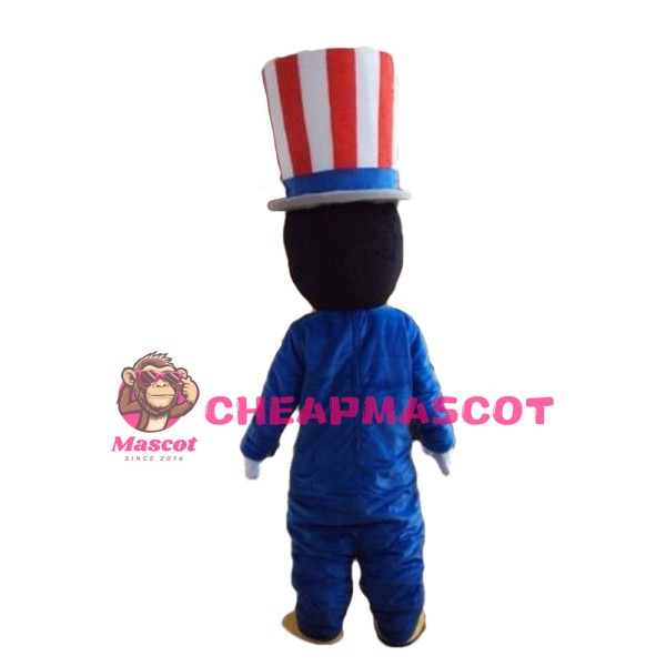 New Funny Blue & White Bird Mascot Costume