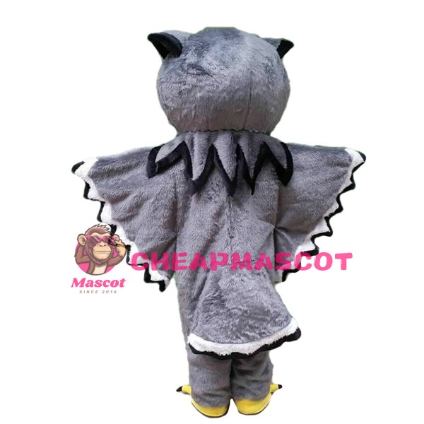 Fancy Grey Owl Mascot Costume