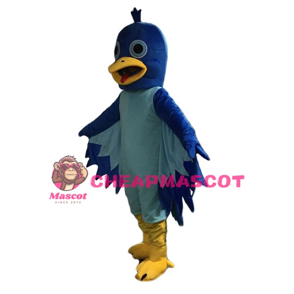 Lovely Blue Bird Mascot Costume