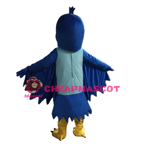Lovely Blue Bird Mascot Costume