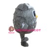 Cute Cartoon Grey Owl Mascot Costume