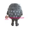 Cute Cartoon Grey Owl Mascot Costume