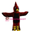 Plush Pointed Red Bird Mascot Costume