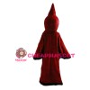Plush Pointed Red Bird Mascot Costume