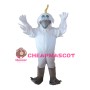 Unisex Funny White Bird Mascot Costume