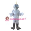 Unisex Funny White Bird Mascot Costume