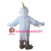 Unisex Funny White Bird Mascot Costume