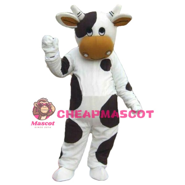 Polite Cow Mascot Costume