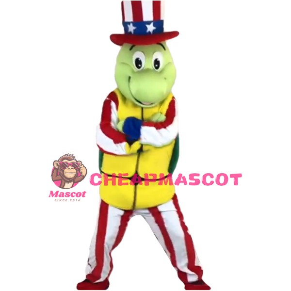 Interesting Colorful Magician Turtle Mascot Costume