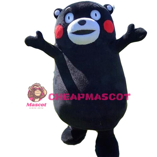 Excited Running Kumamoto Mascot Costume