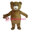 Basic Fat Brown Bear Mascot Costume