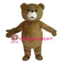 Basic Fat Brown Bear Mascot Costume