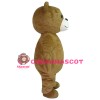 Basic Fat Brown Bear Mascot Costume