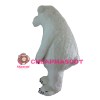 Top Quality Plush Furry Polar Bear Mascot Costume
